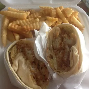 Fried Catfish Wrap