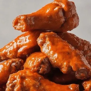 chicken wings and fried chicken, food