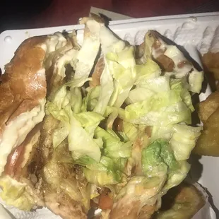 What they him but it's definitely not the Philly cheesesteak he ordered smh