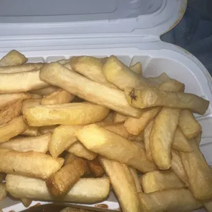 A SPIDER IN MY FRIES .