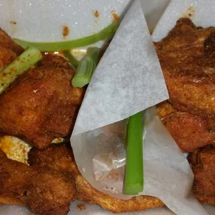 Cajun and old bay wings! Delicious