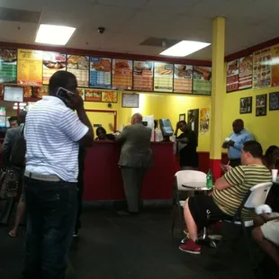 Crowded at 7:30p... Probably a good sign