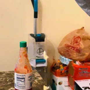 The Long piece of Hair that came from the Box