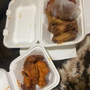 Wrong order, Should've been 5 Piece Wings Combo and 10 Piece Boneless Wings