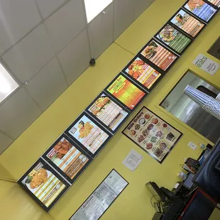 The menu