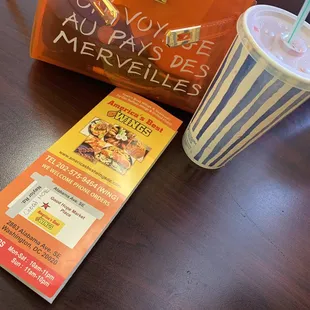 They use paper cups and straws so you have to request a plastic straw