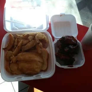 Craving fish and chicken.  Lol