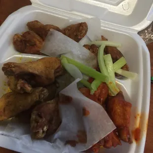 Jerk, lemon pepper and hot