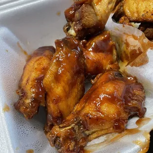 Honey bbq wings