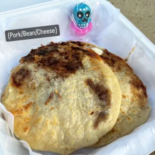 Pork, beans, cheese Pupusas