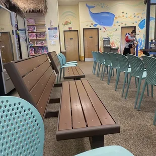 Seating in front of window