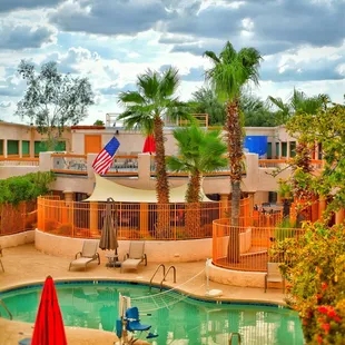 Pool and spa among the amenities at America's Rehab Campuses