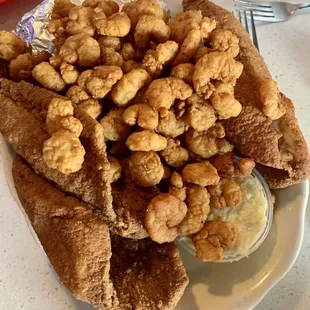 2 combo- flounder and shrimp