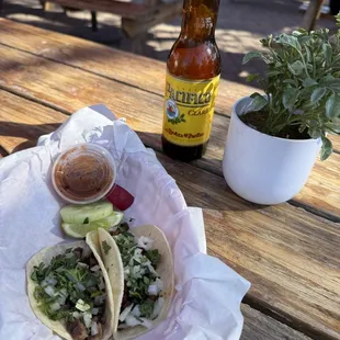 Street Taco Al Pastor Street Taco Carne Asada &amp; Pacifico