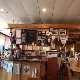 a man standing at the counter