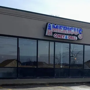 Storefront for Americus Coney and Diner