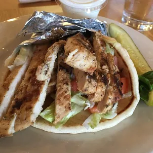 Chicken pita