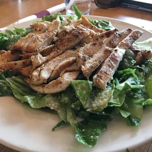 Chicken Caesar salad light dressing