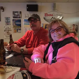 Great times w Deb and good friends Dexters at the Camel