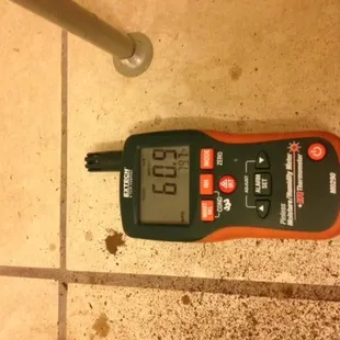 Reading moisture level in title