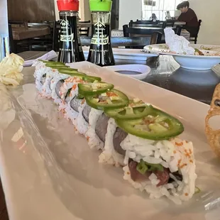 Arizona roll added jalapeños
