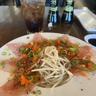 Hamachi pepperfin! Delicious!