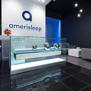 Mattress layer display at Amerisleep La Encantada