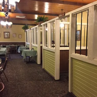 Interesting seating area