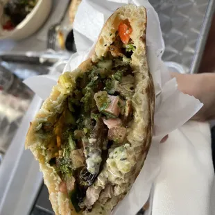 Chicken shawarma sandwich was delish