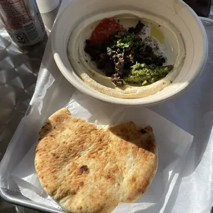 Jerusalem Beef Hummus Bowl