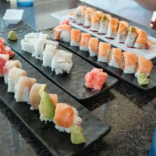 sushi and sashimi