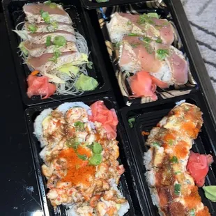 sushi, food, sashimi, sushi and sashimi