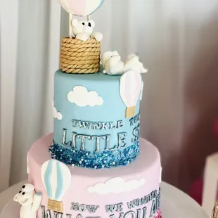 Gender Reveal Cake