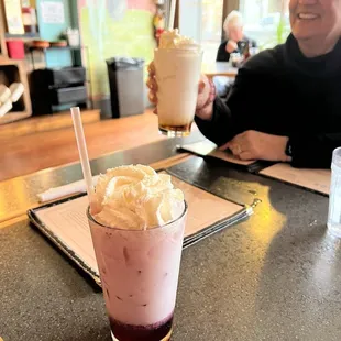 Italian crème soda!  Cherry and Carmel