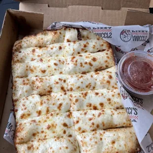 Free Cheese Bread through their loyalty program...