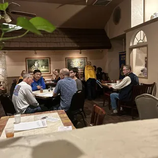 Dining room full of lions club