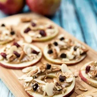 Apple Granola Bruschetta
