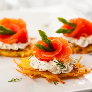 Latke w/ Smoked Salmon