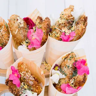 Artichoke Hearts &amp; Flowers Cones