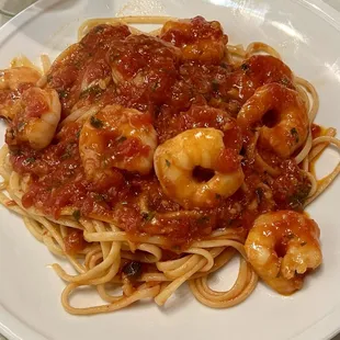 Linguine e Gamberi