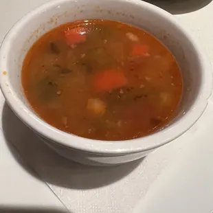 Minestrone soup