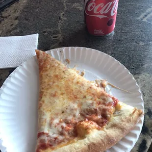 Pizza, cherry coke