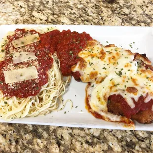 Chicken Parm with Angelhair