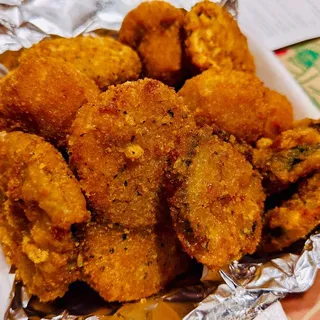 Fried Mushrooms and Zucchini Combo