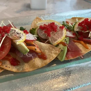 Spicy Tuna Tacos
