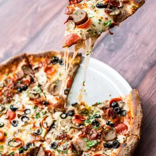 pizza, food