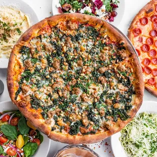 pizza, food