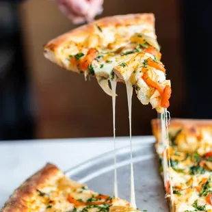 pizza, food
