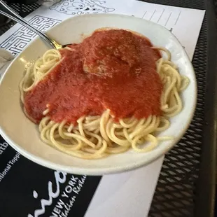 Kids Spaghetti
