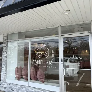 the outside of the building